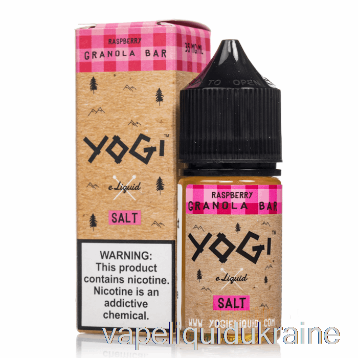Vape Ukraine Raspberry Granola Bar - Yogi Salts E-Liquid - 30mL 35mg